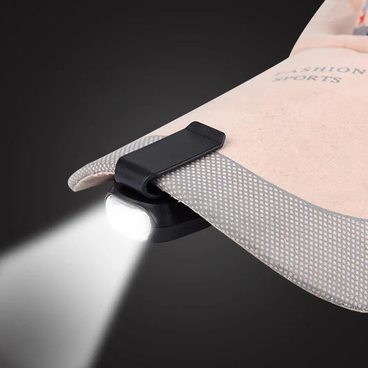 3 LED Outdoor Sport Hat Light Portable Head Lighting Lamp Baseball Cap Lamp Hat Clip Light Headlamp for Camping Fishing Hiking